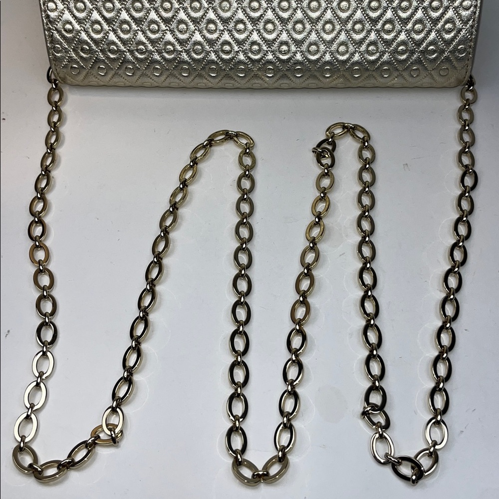 Authentic TOD’S ‘Signature’ Crossbody/Shoulder Bag ~ in Metallic Gold Leather - Picture 17 of 17